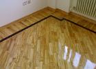 LAMPARQUET OLIVO CON FASCIA E BINDELLO IN WENGE